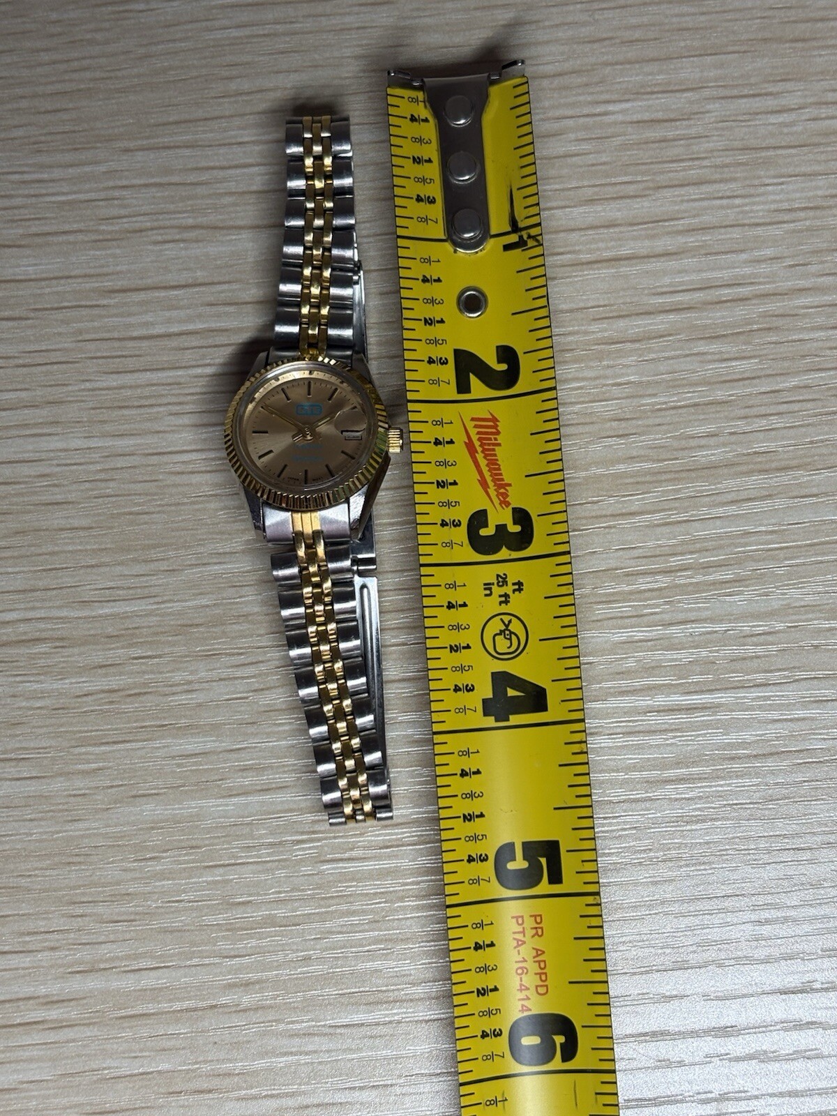 Vintage GTE General Telephone Electronics Employee Gift Wrist Watch VHTF
