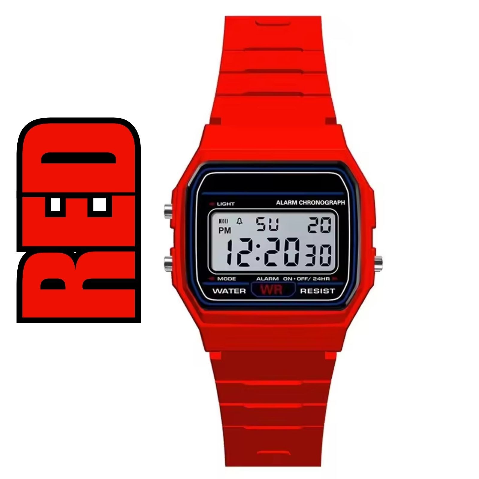 F 91W Classic Digital Resin Strap Watch Stopwatch Chronograph Sport Unisex Men