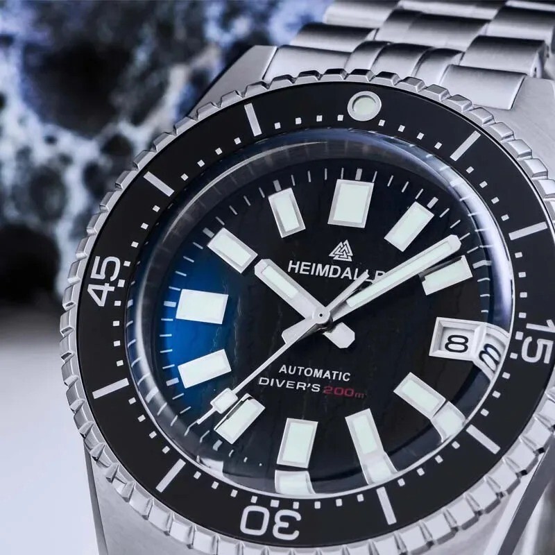 Heimdallr Sharkey H8-3 NH35A Diver 200M 660FT Men’s Automatic Watch 316L 41mm C3