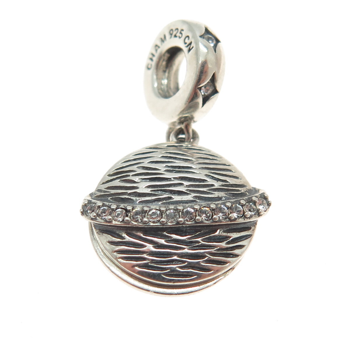 CHAMILIA 925 Sterling Silver C Z “You Are My Universe” Slide Dangling Charm