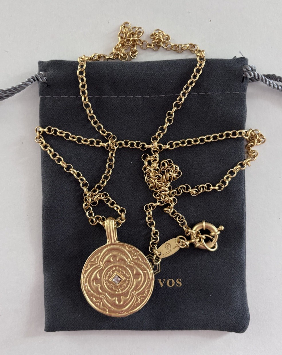 Brand New, Julie Vos Gemstone Statement Necklace