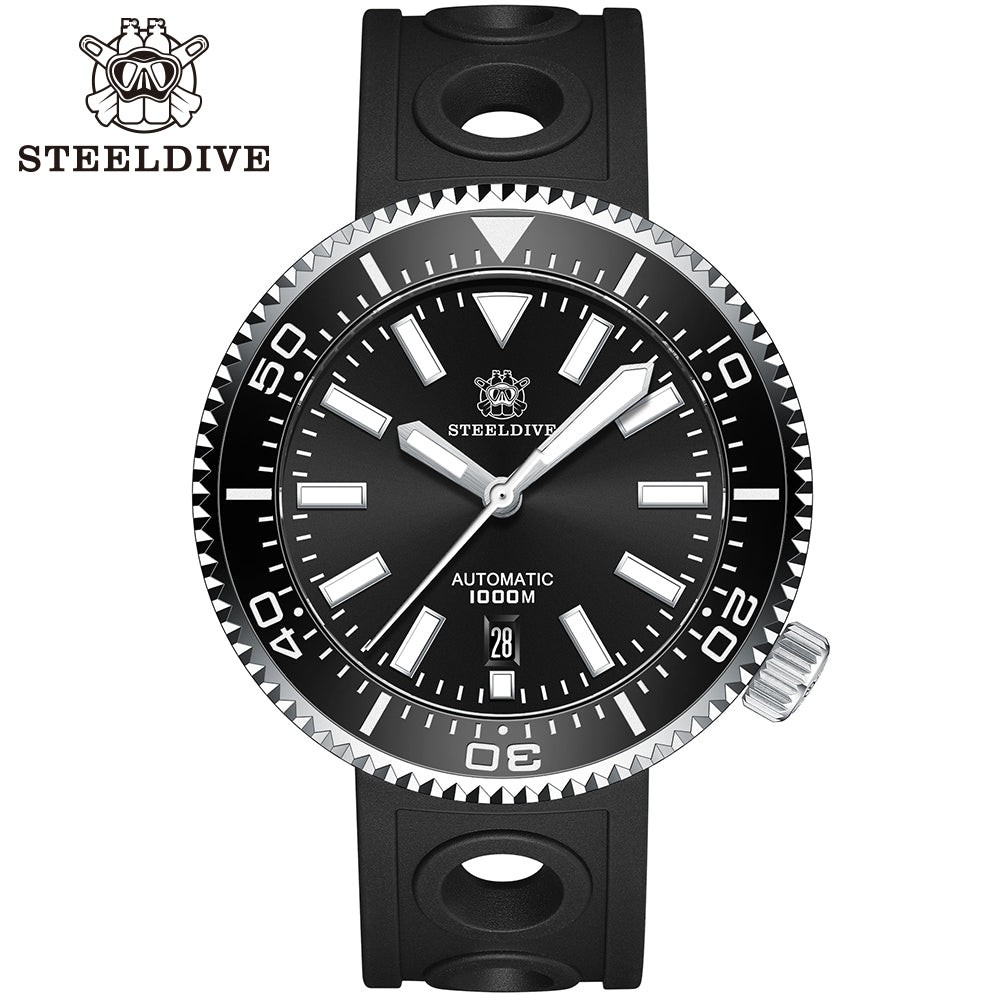 STEELDIVE SD1976 Mens 46mm 1000M Automatic Dive Watch NH35 Sapphire Steel