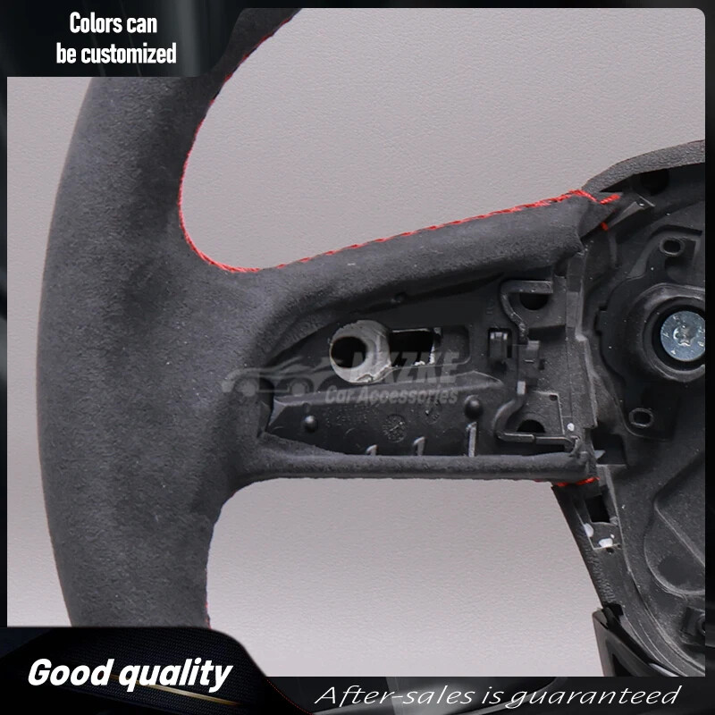 Steering wheel for Audi Q5l in carbon fiber and Alcantara