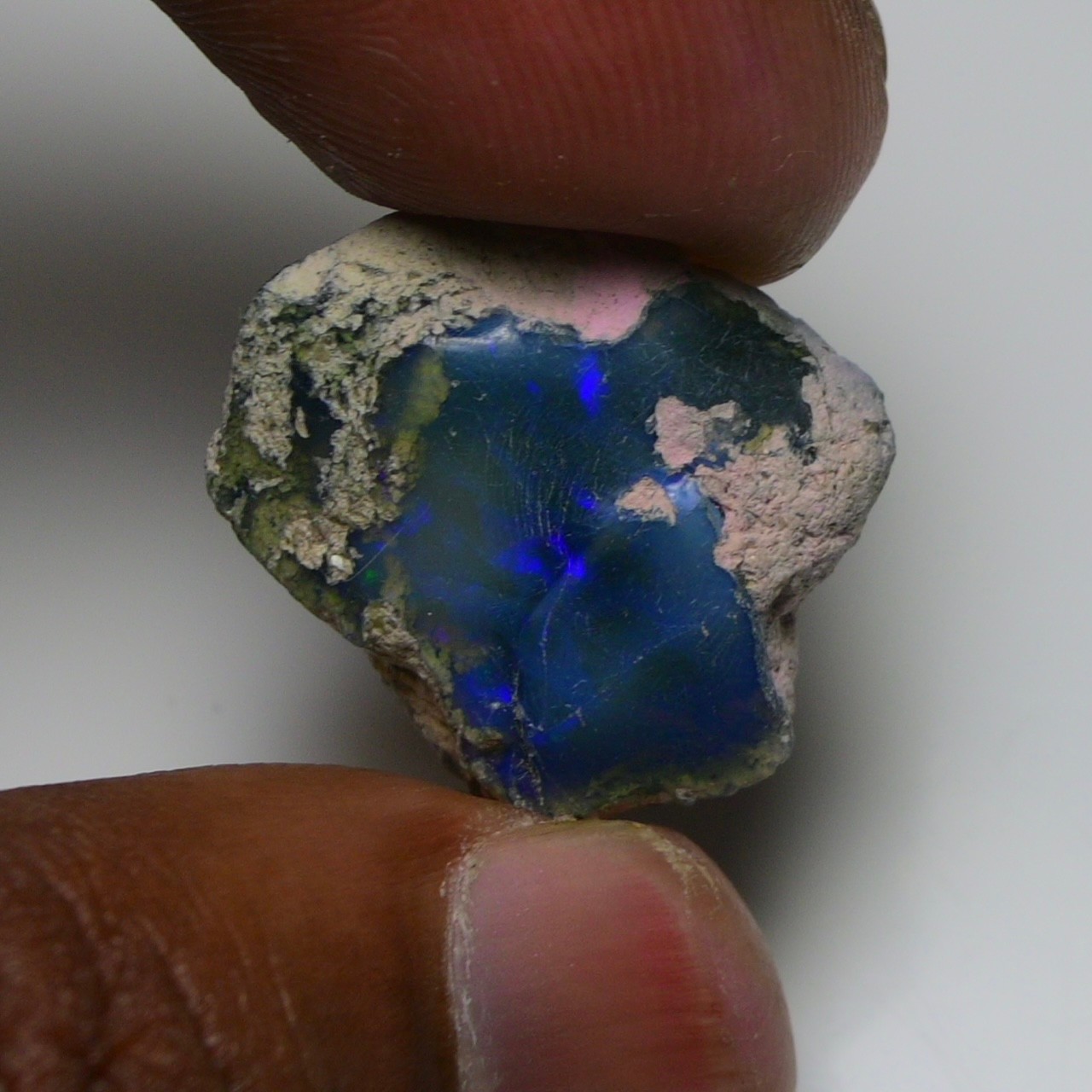 Natural Ethiopian Black Opal Rough 17.50 Ct – Ideal for Jewelry, Welo Fire Opal