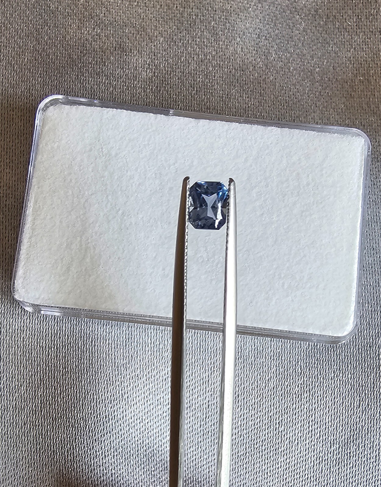 Blue Sapphire Ceylon Radiant cut