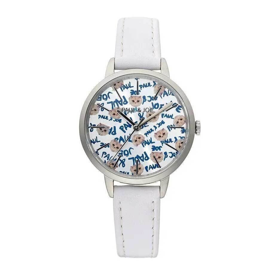 Paul & Joe watch Cat lovers Silver White New in box kawaii PJ7027-14SU