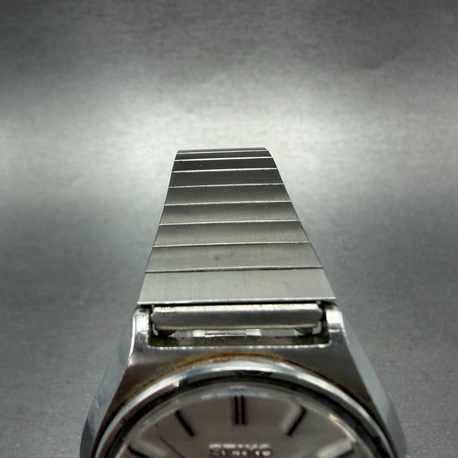 Seiko Lord Matic Watch Men 36mm Silver Dial Silver Tone Daydate READ!!!!!! Runs