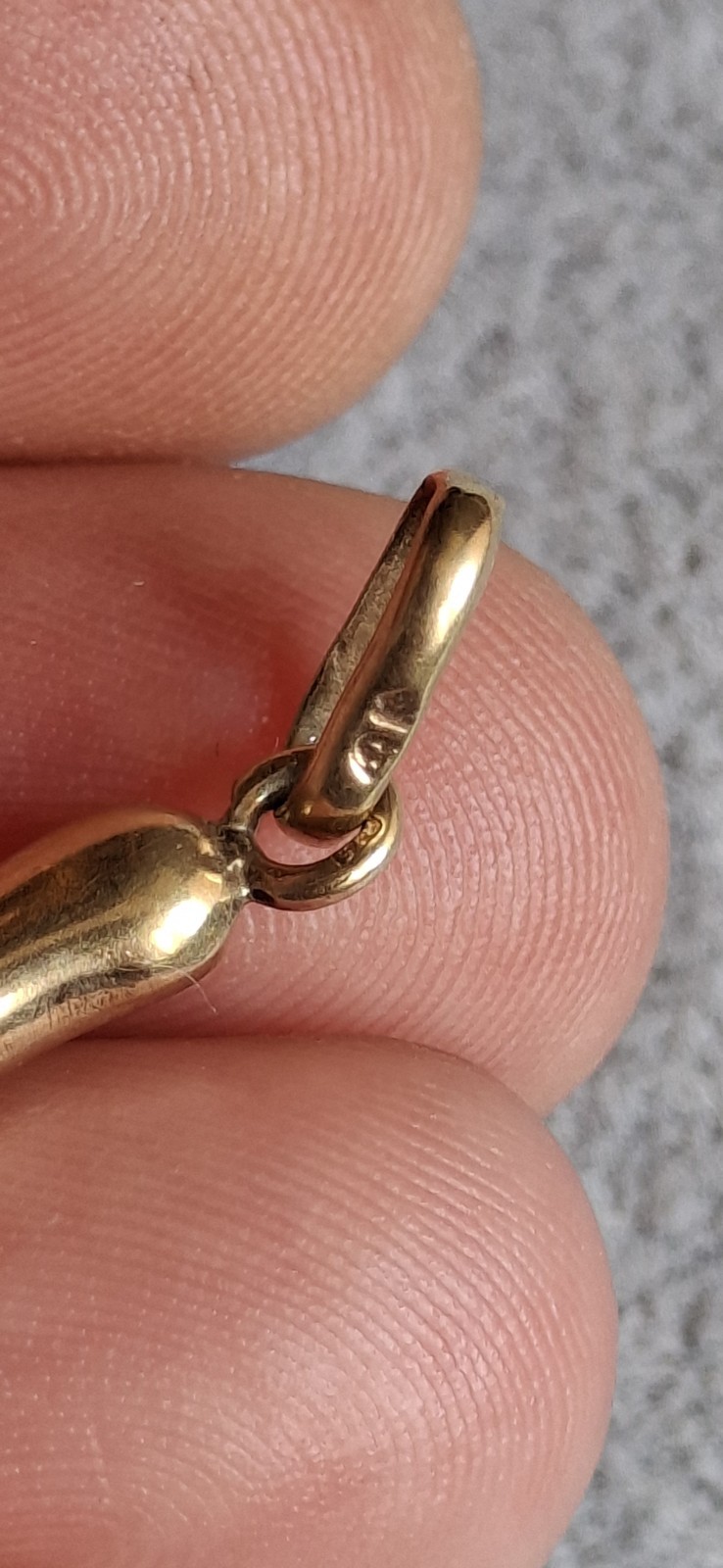 9ct Gold Horn Of Plenty Pendant Charm