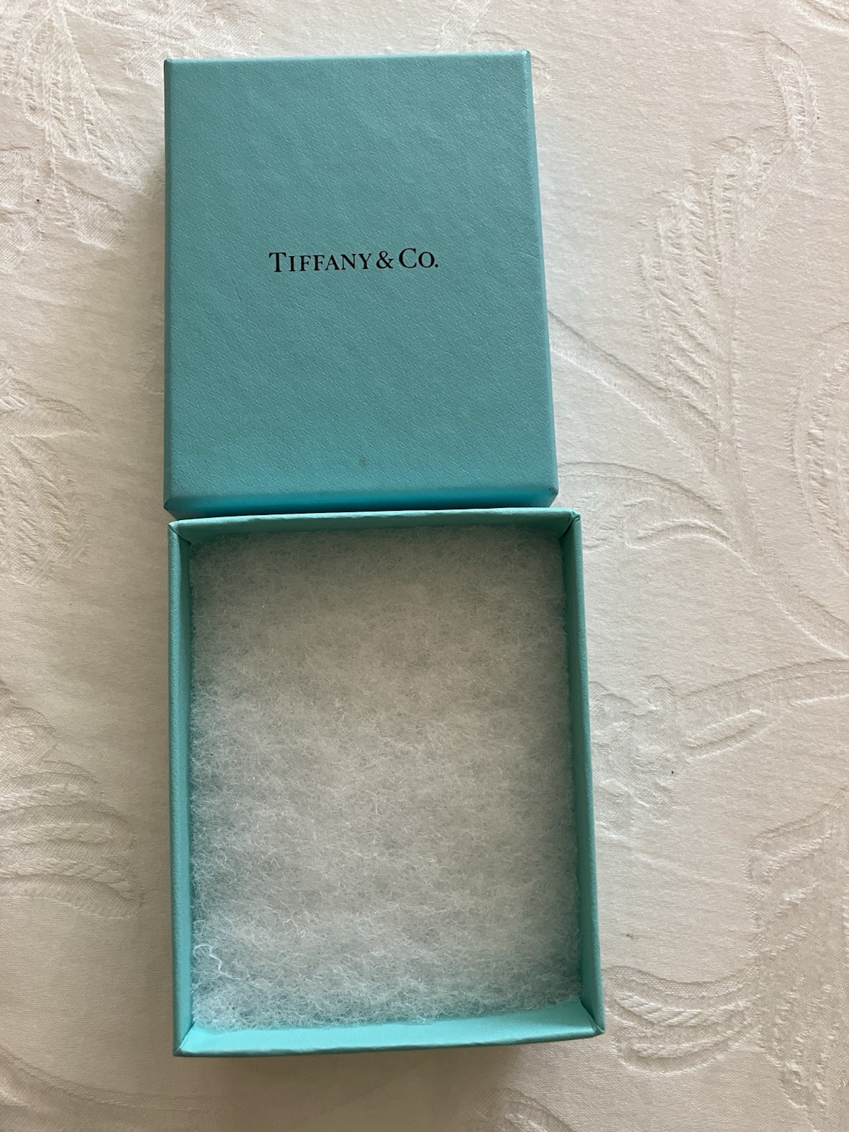 Tiffany & Co. Empty Blue Gift Box Pouch 2pc Set Free Shipping