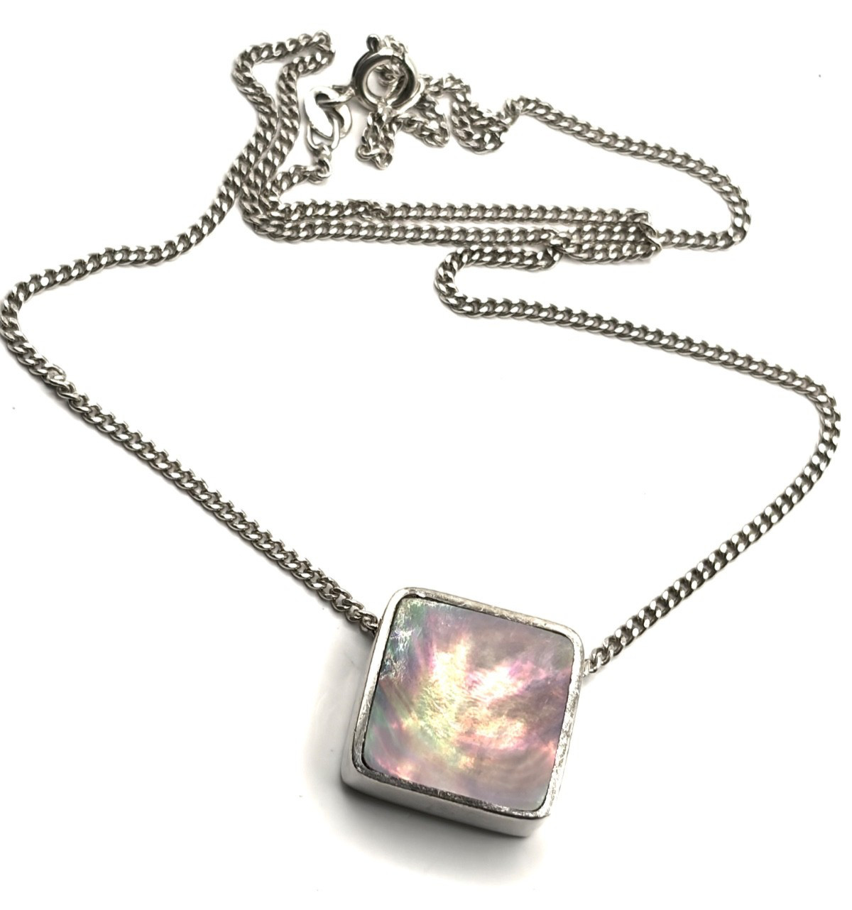 Rare Vintage 2002 DSW David Scott Walker Sterling Silver Shell Pendant