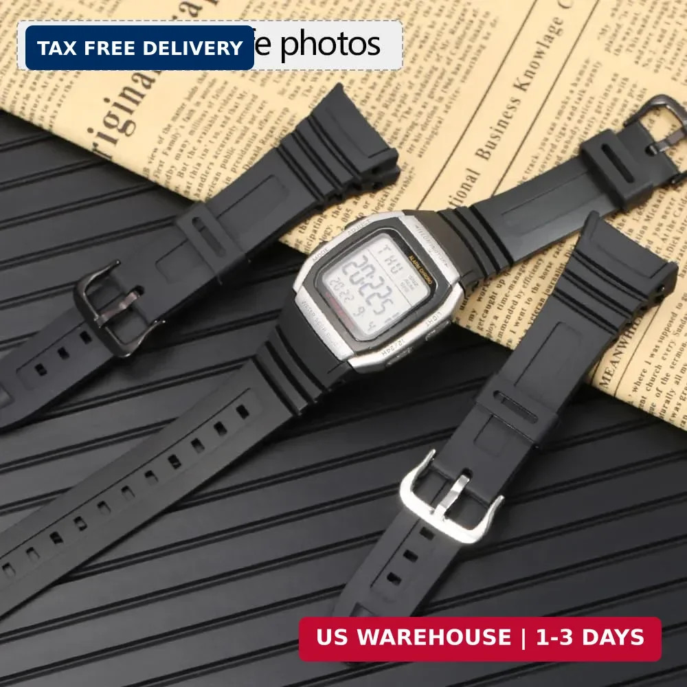 Replacement Strap for Casio Men’s W-96H W96H-1BV Sport Watch Band 10076822 W96H