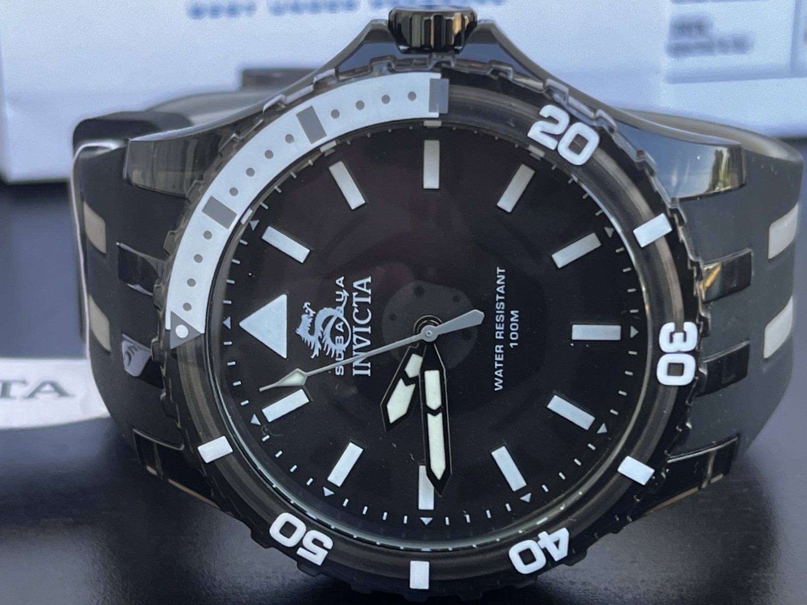 Invicta Men Subaqua Noma Chromamode 69447 Black Watch New In Box 44mm Case