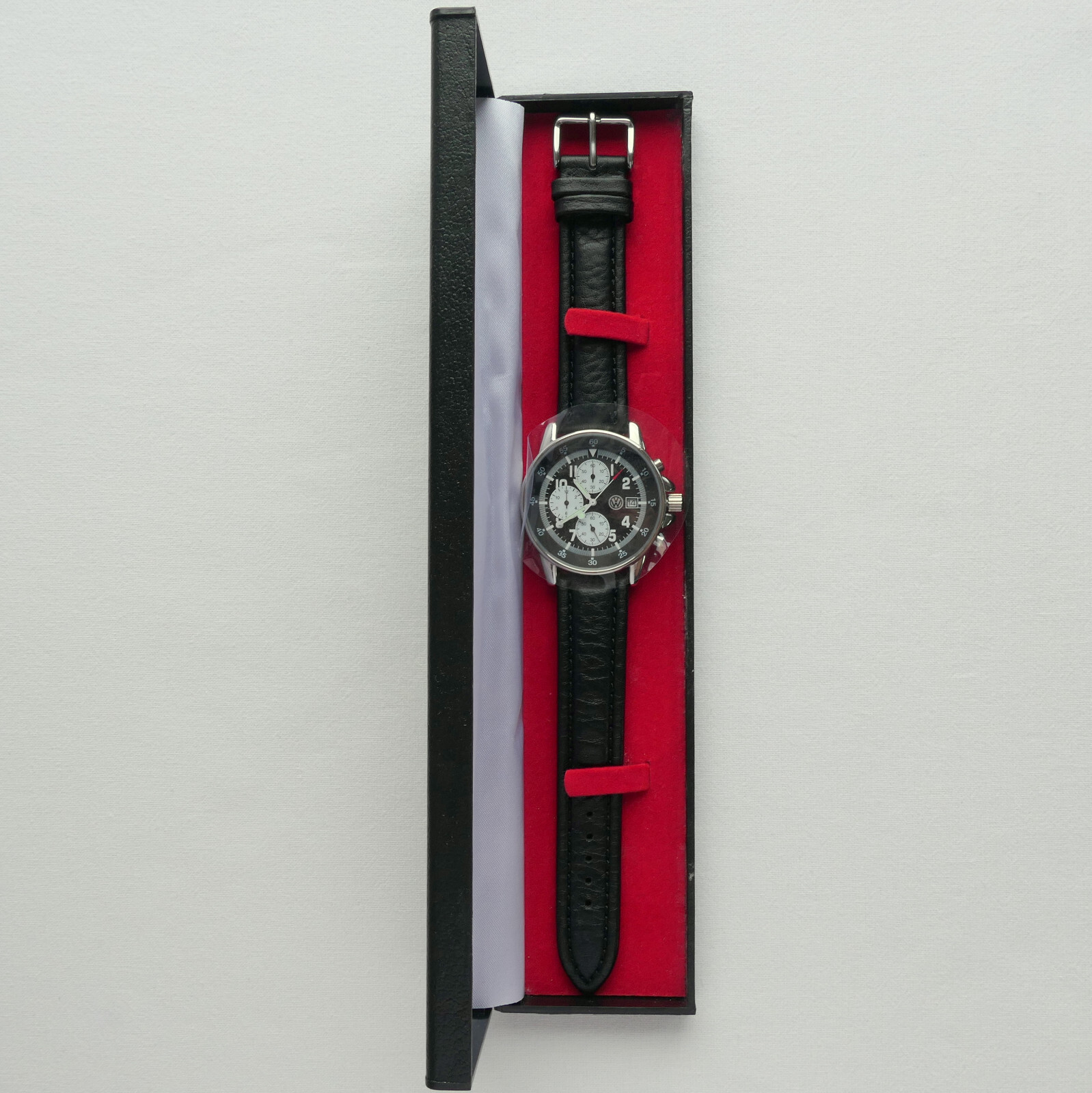 VW Volkswagen Classic Aviator Pilot Driver Sport Car Accessory Watch Chronograph