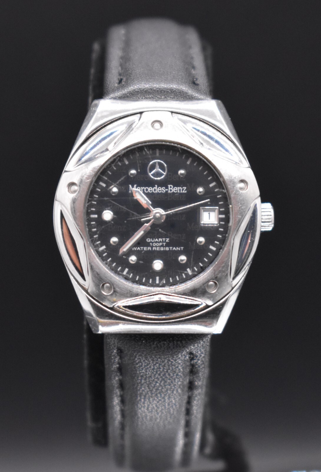 MERCEDES-BENZ 100ft Date Women’s Swiss Watch 956.114 Luxury NEW BATTERY & BAND