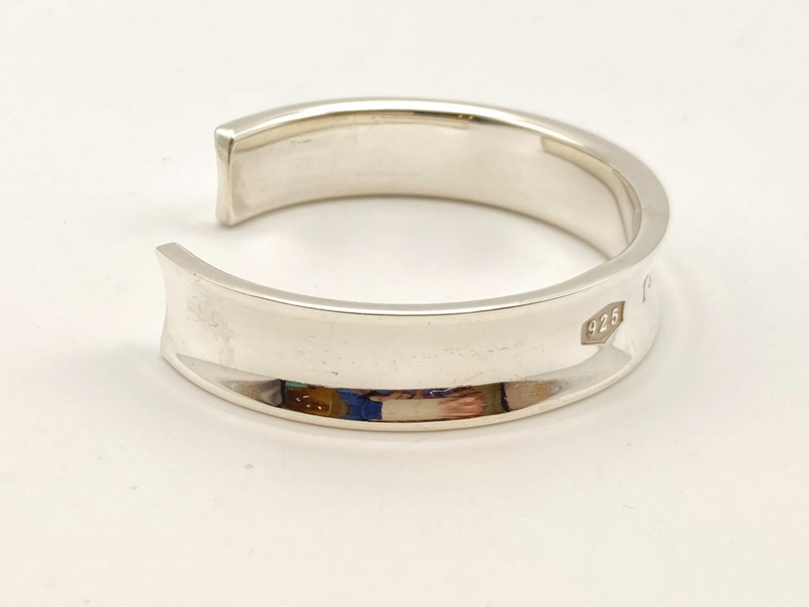 Tiffany & Co. 1837 Cuff Bangle Bracelet 6 1/4″ Silver 36.3g
