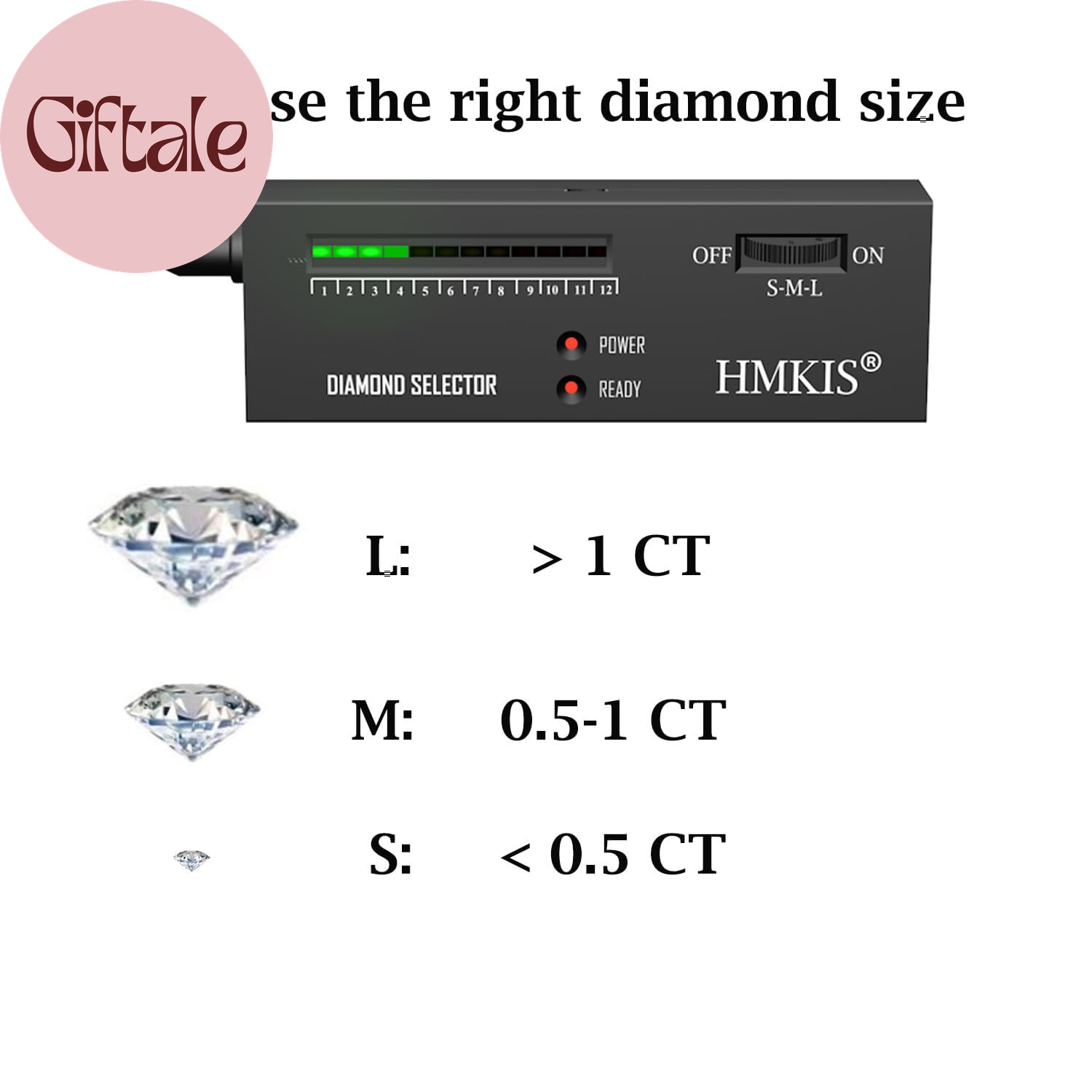 Diamond Tester Pen, Professional Jewelry Diamond Tester with 60X Jewelry Loupe M