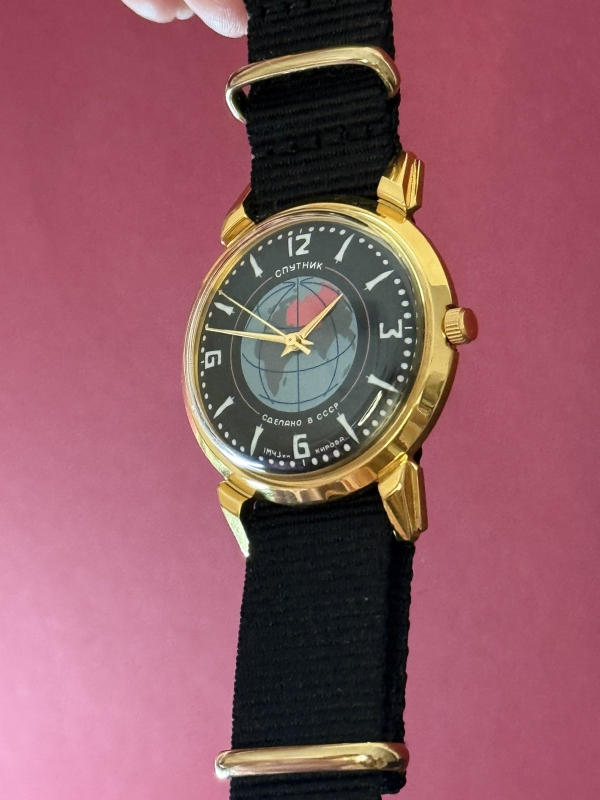 Watch Raketa Sputnik Mechanical Kirovskie Soviet USSR Russian Men RARE Vintage