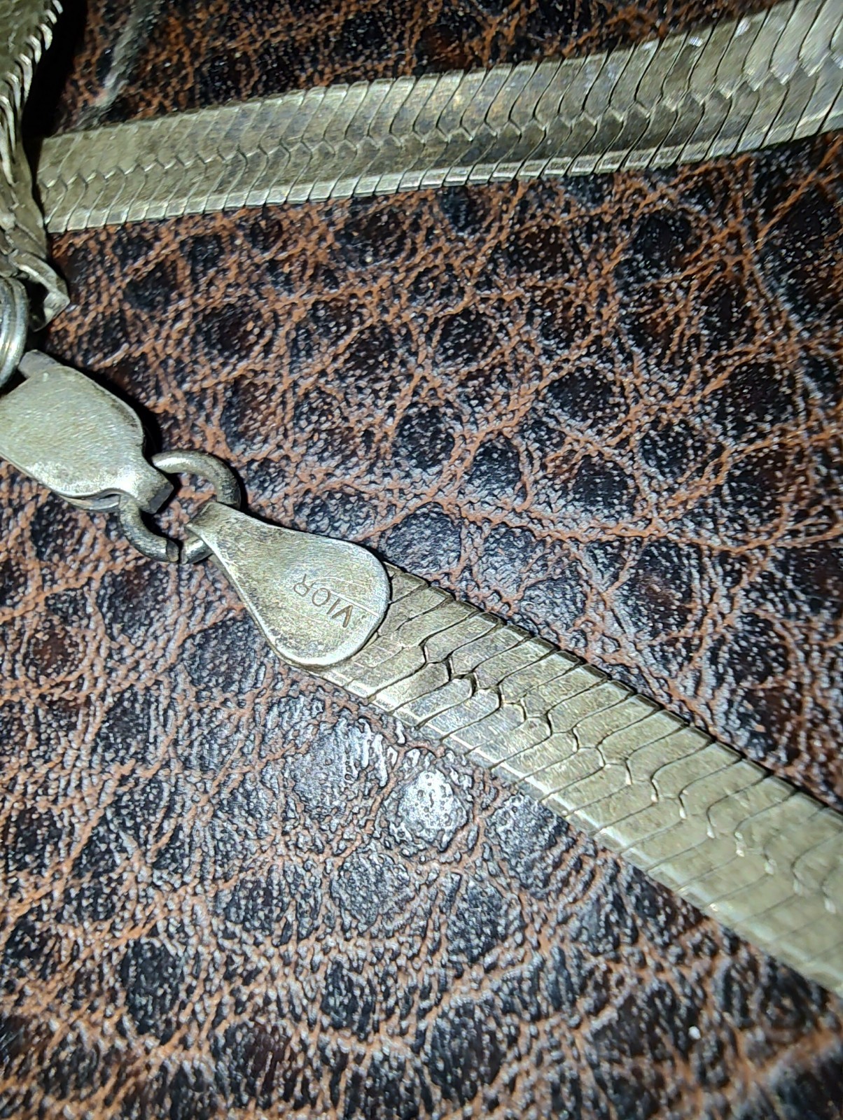 Vintage Womens Vior FGS Silver Bracelet Made in Italy