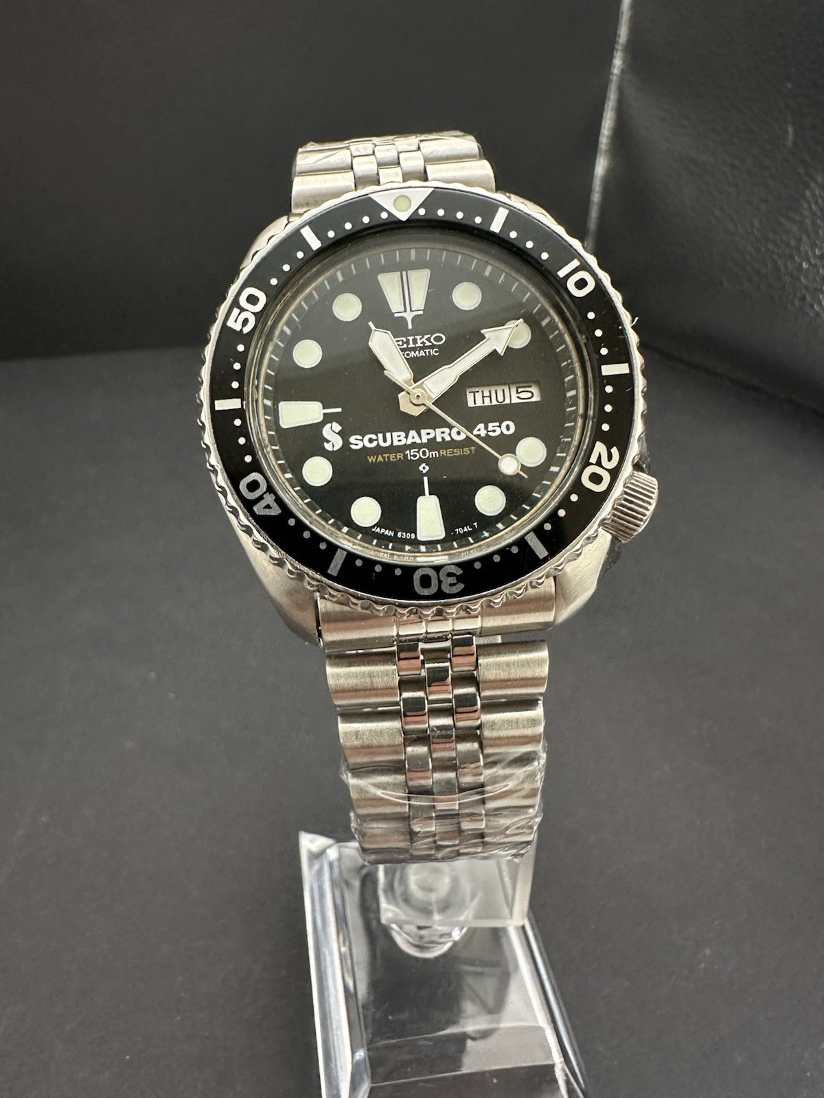 Seiko 6309-729A Scubapro 450 1988 Automatic Diver 41mm Day Date JDM Watch