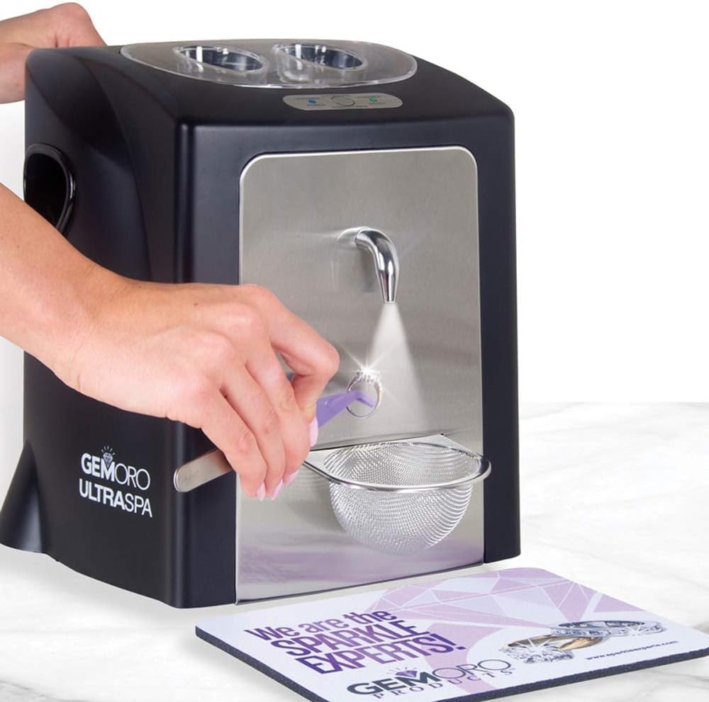 Jewelry Ultrasonic Cleaner Steam Pressurized Machine for Rings Diamonds Watches