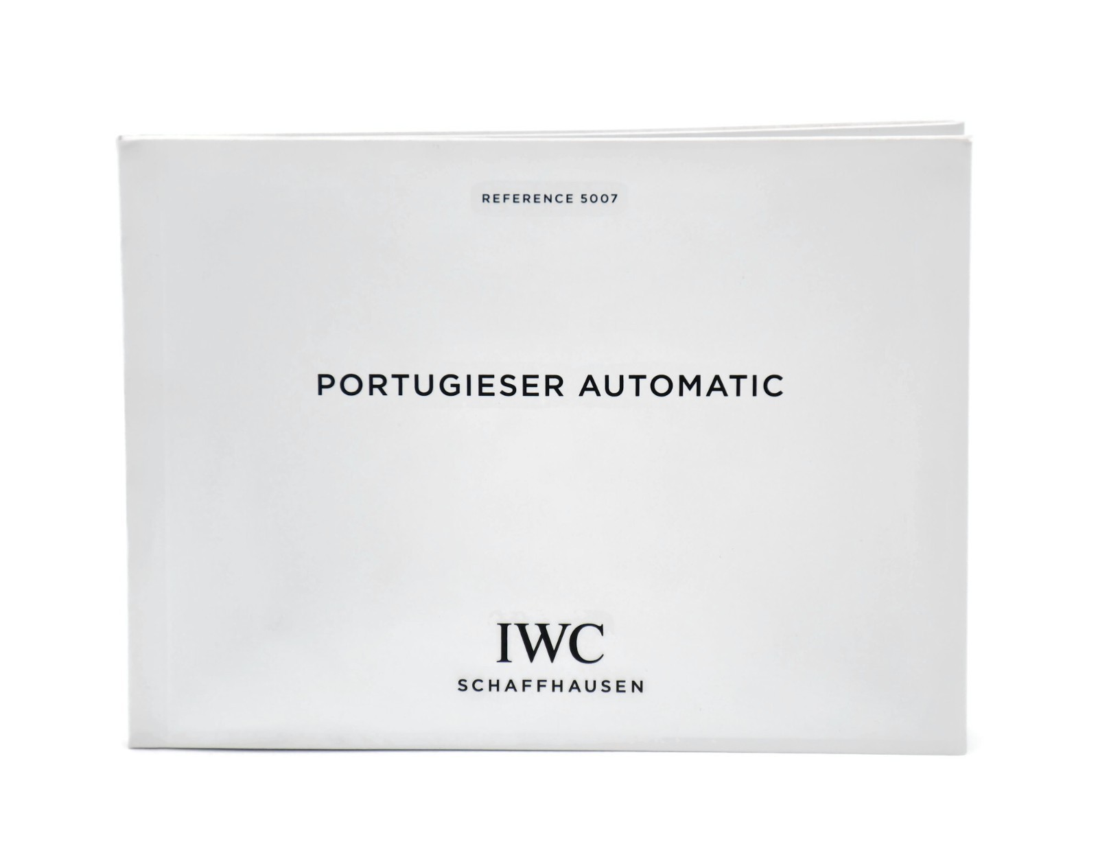 IWC Portugieser Automatic Booklet Manual 5007