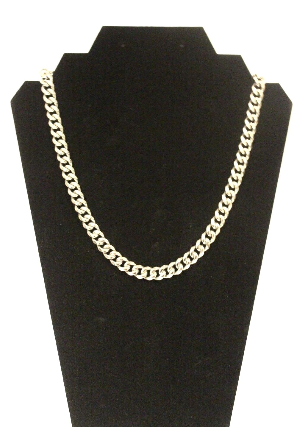 9 mm Cuban Link Chain Necklace Silver Plated SS Various Length Miami Hip Hop A