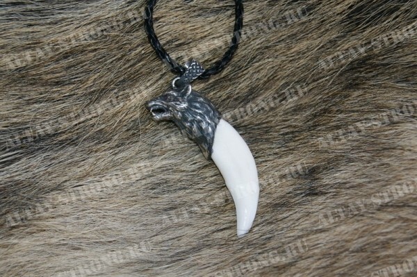Wolf teeth jewelry Animal Teeth Wolf necklace Wolf head Tooth necklace Wolf