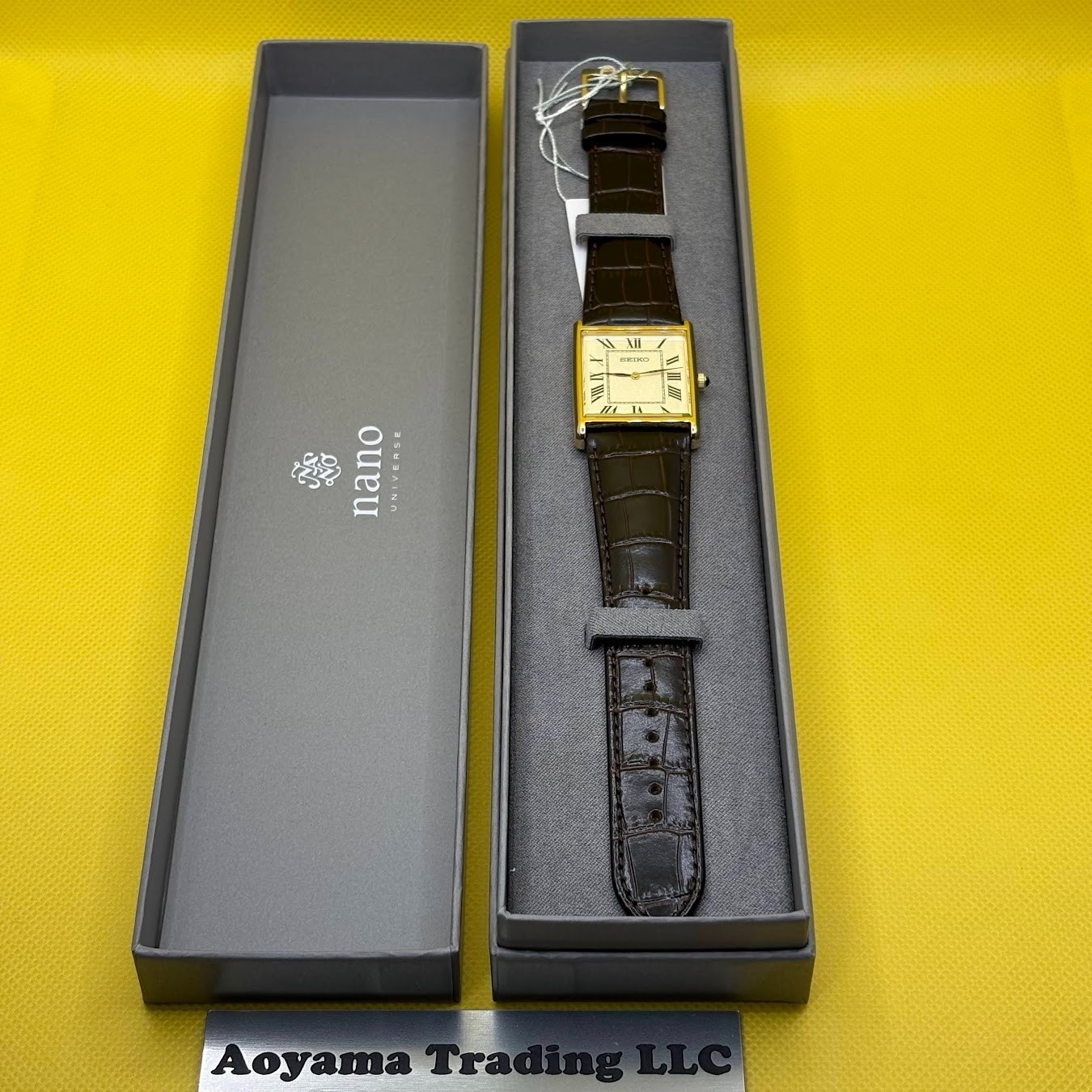 Seiko Selection nano universe Limited SSEH020 Men’s Watch NEW Brown Band Japan🔥
