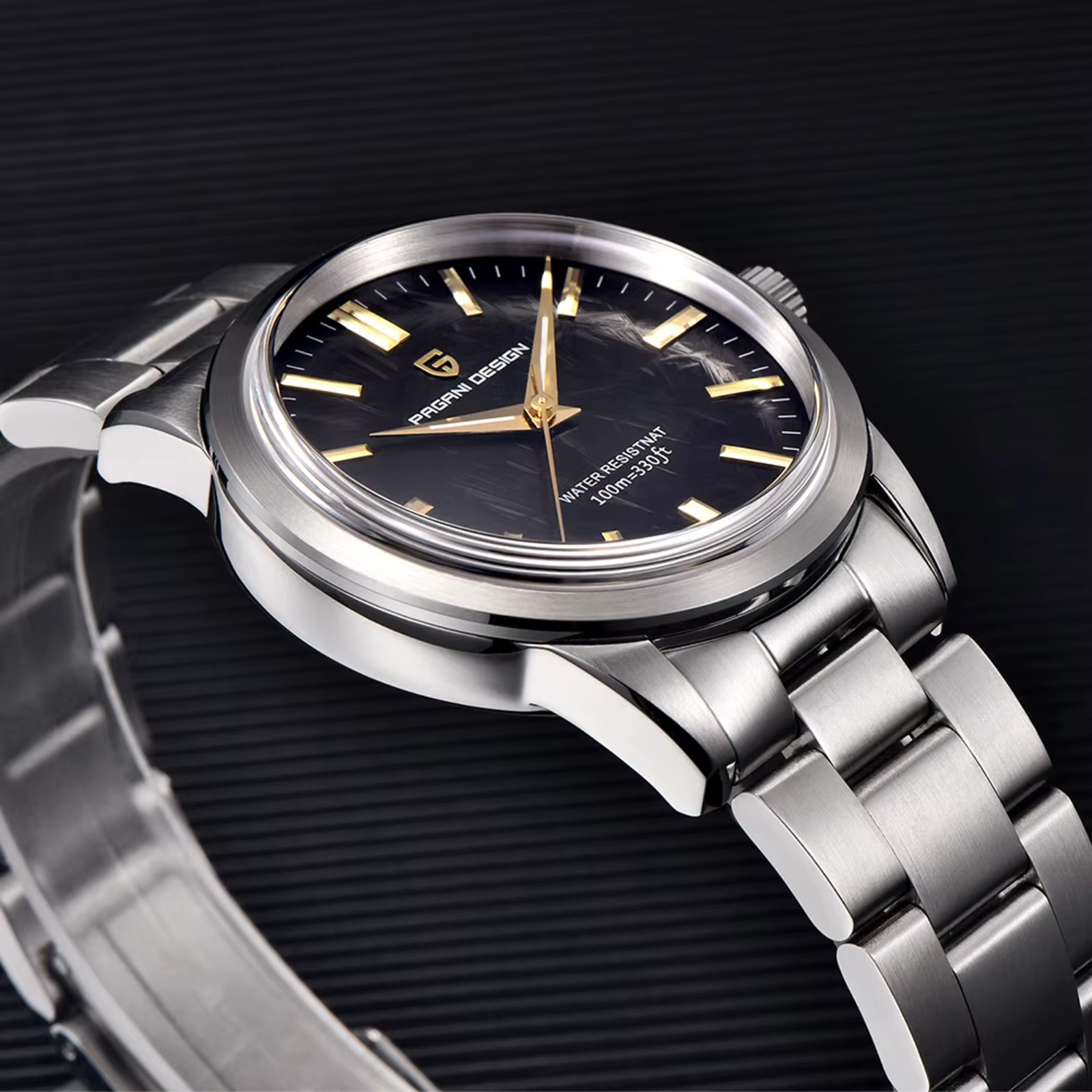 Pagani Design 1734 40mm Luxurious Dress Meteorite Dial Sapphire 10ATM Seiko VH31