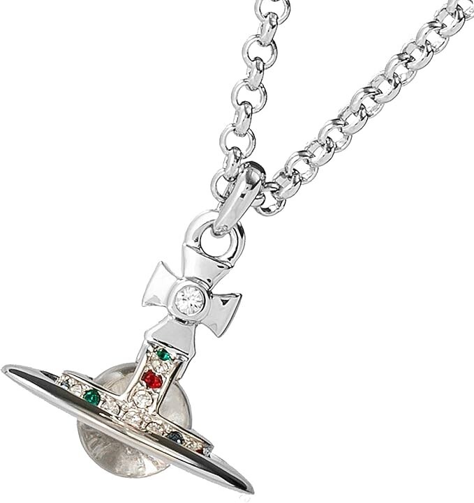 Vivienne Westwood 63020098 W004 Necklace Petite Orb Pendant Women Men Silver
