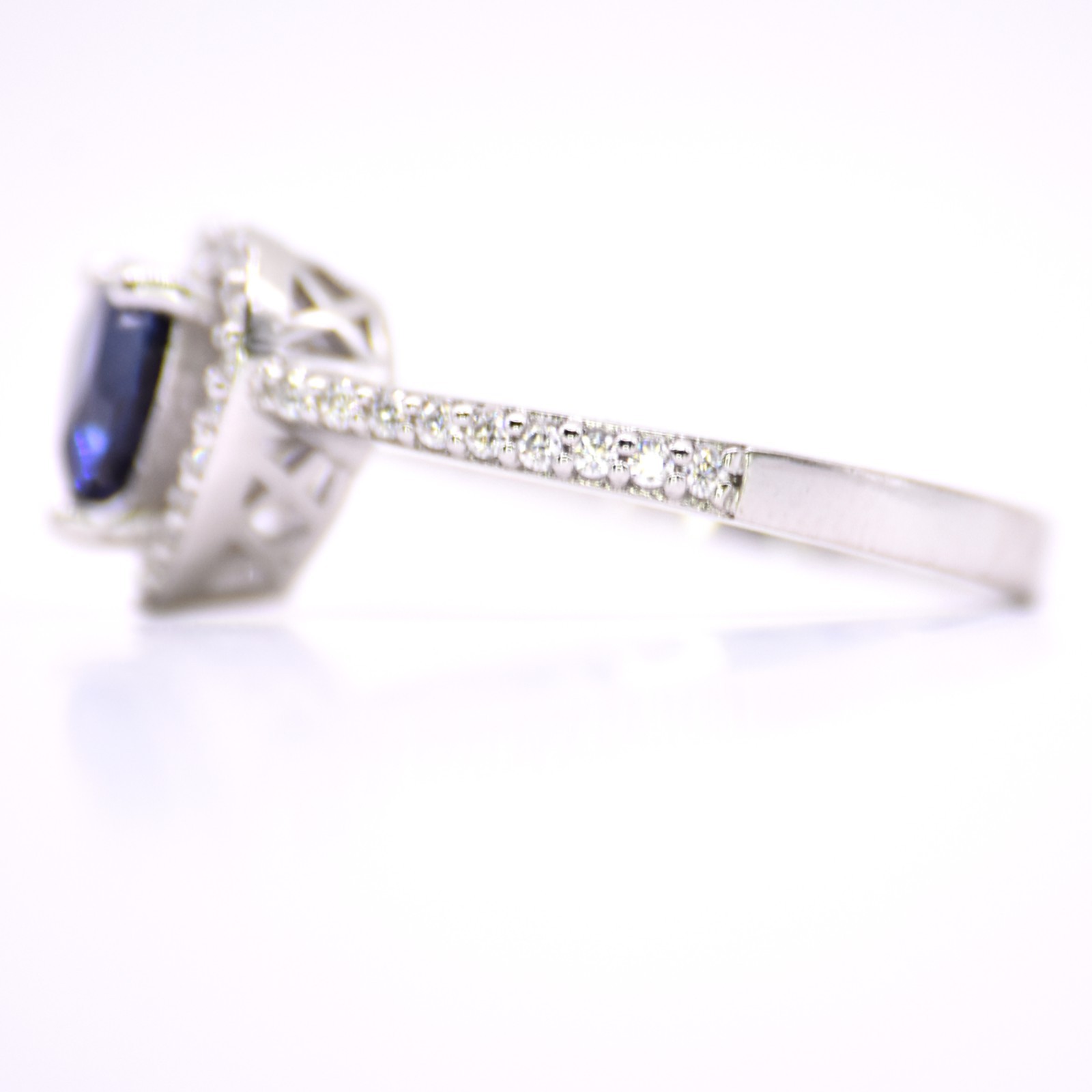 0.86cts Natural Diamond Palladium 2.5gr – Sapphire Heart Brilliant Cut