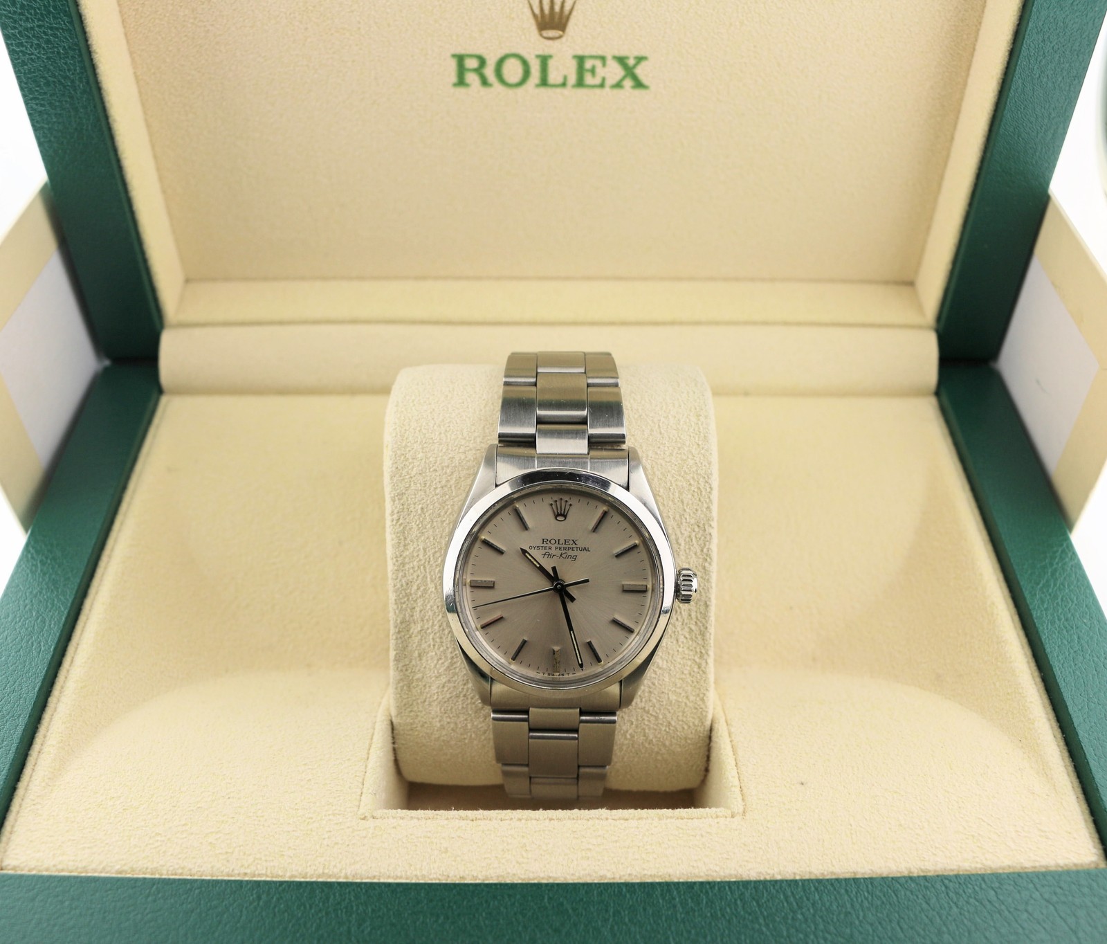 1979 Rolex Air-King 5500 Silver Dial SS Oyster No Papers 34mm
