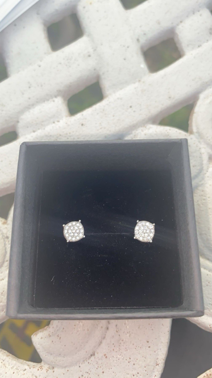 Authentic VVS1 Moissanite Stud Earrings