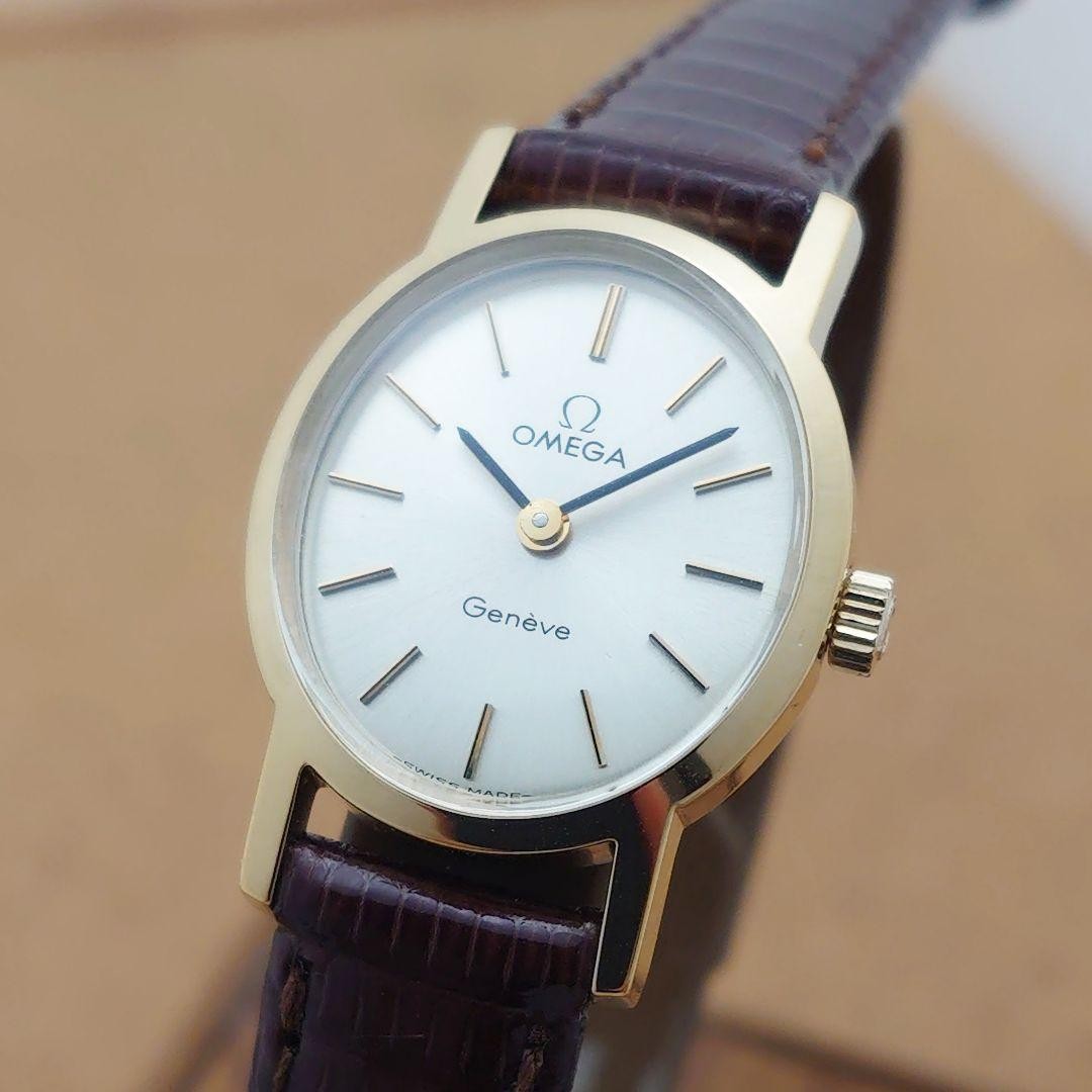 Overhauled Omega Geneve Oval Ladies 1978 Safe packing!