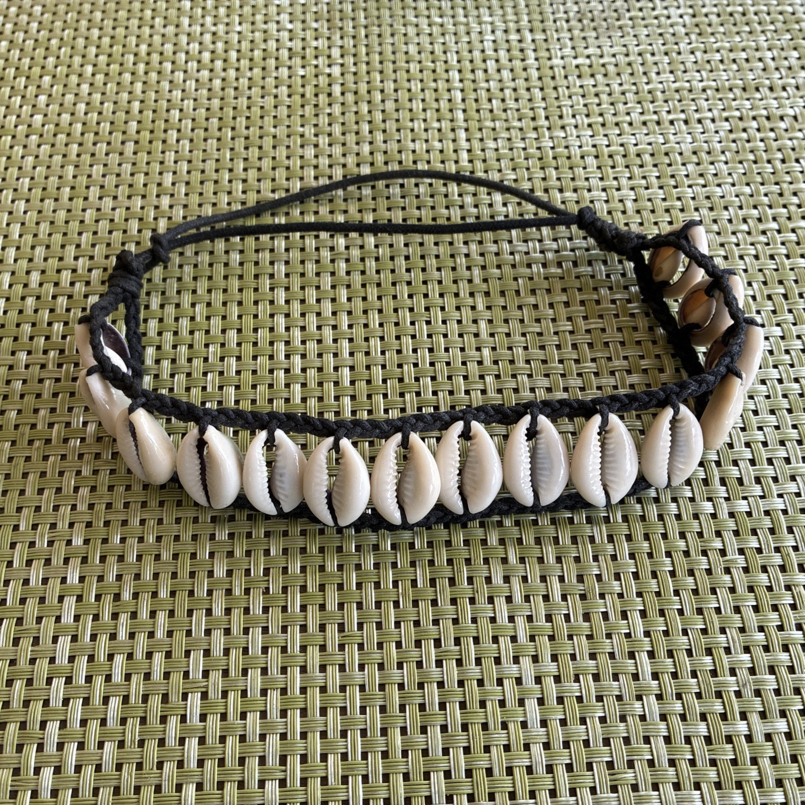 Handmade Cowrie Shell Choker Necklace