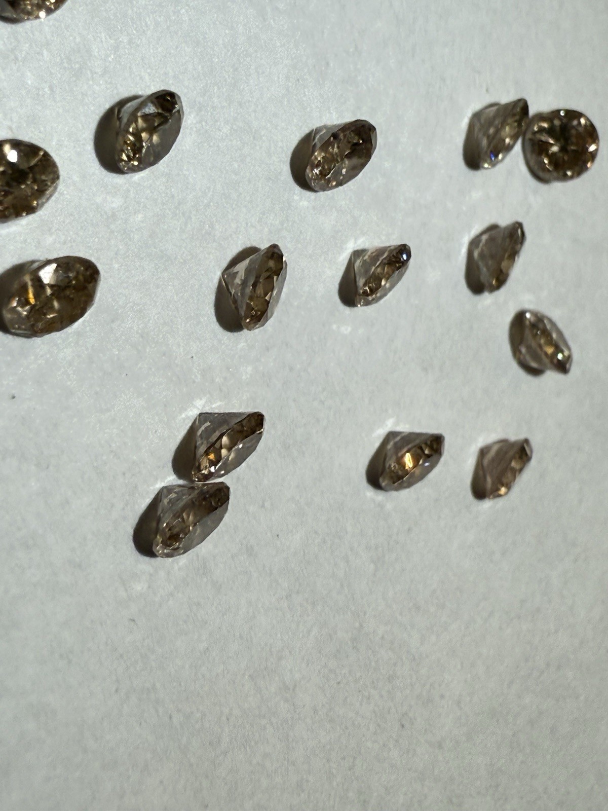 7.83 Carat Natural Brown Diamond LOOSE MELEE LOT #50123