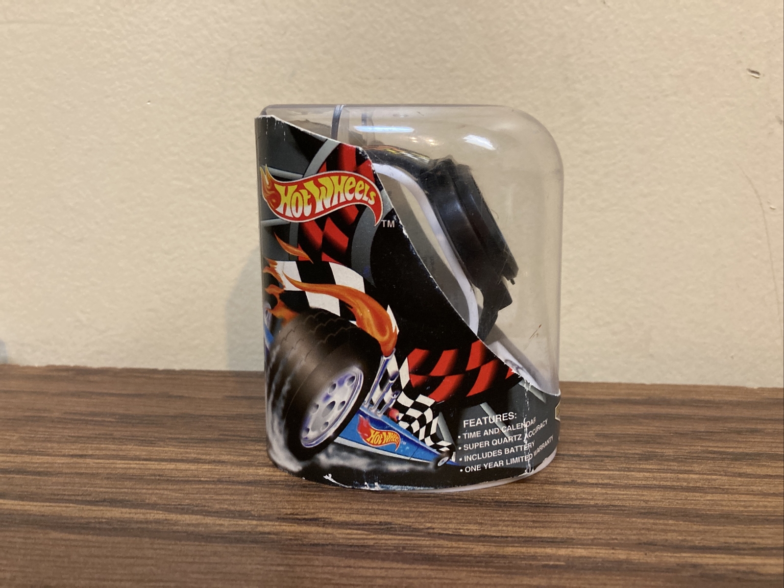 Hot Wheels Digital Watch 1994 Race Hard Finish 1st Bad To The Bone