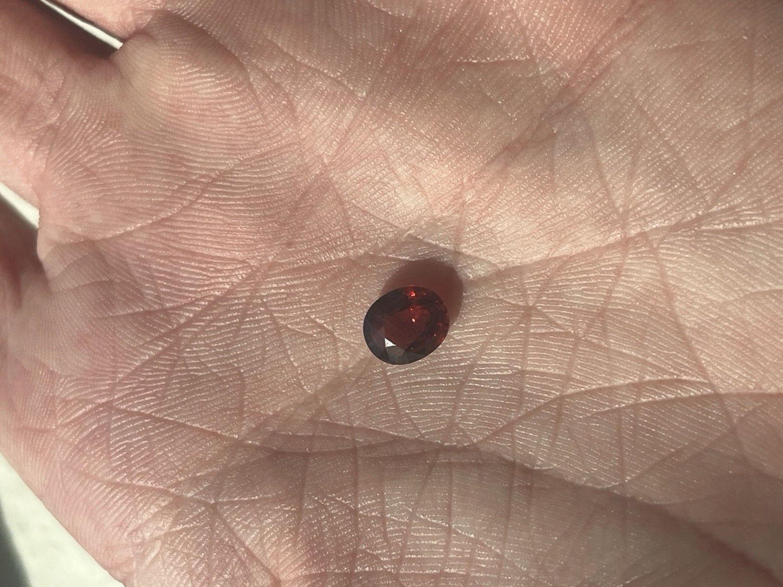 Purple Pink Rhodolite Garnet Natural Untreated Facet Oval 1.83ct Tanzania
