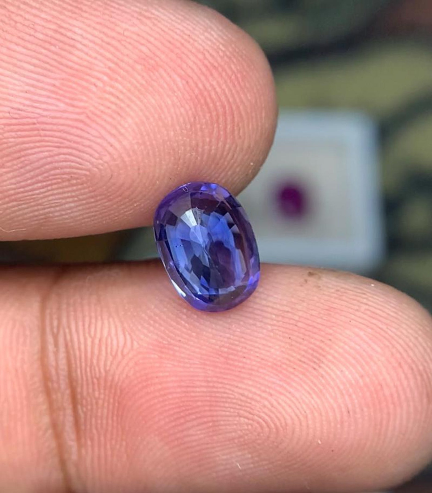 1.89 Ct Rare Natural GIE Certified Ceylon Blue Sapphire Oval Cut Loose Gemstone