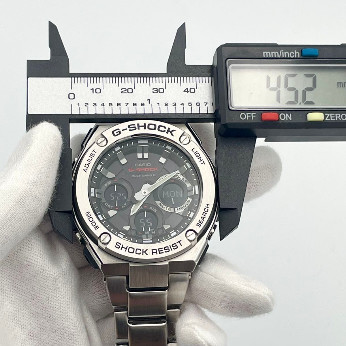 Condition CASIO G SHOCK GST W110D 1AJF Radio Solar Working Watch