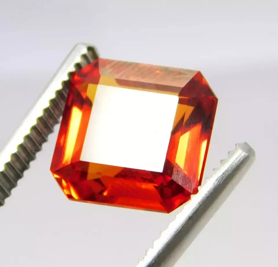 Fabulous Orange Painite 10.5 Ct Radiant Cut EGL Certified Natural Loose Gemstone