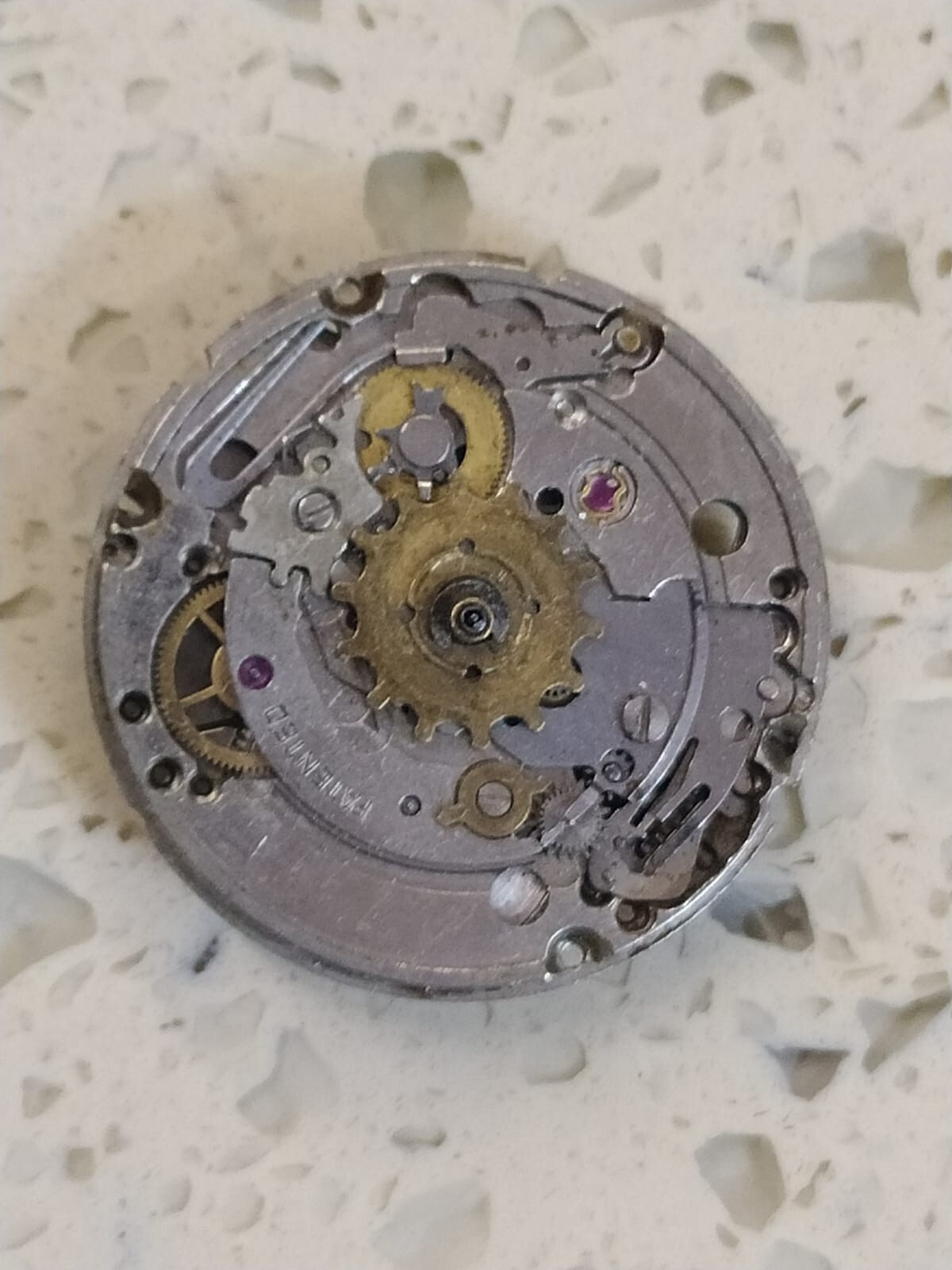 Original ETA 2789-1 Incomplete Movement Not work Good Balance Used