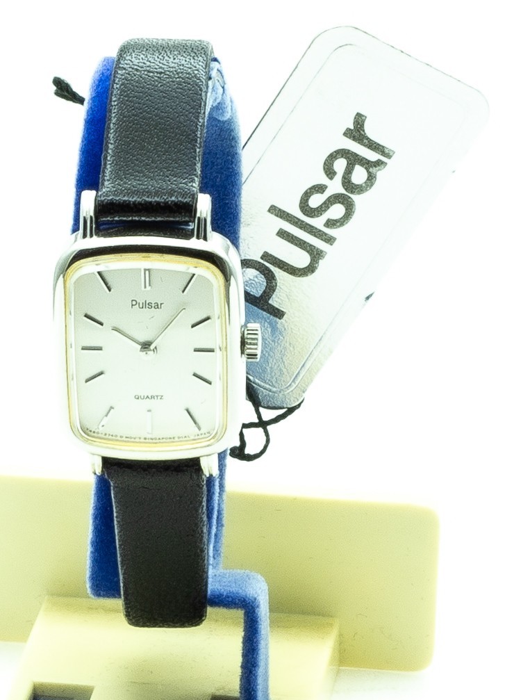RARE VINTAGE PULSAR Quartz Dress WATCH Y480-6450 Nov 1991 Japan – Brand New NOS