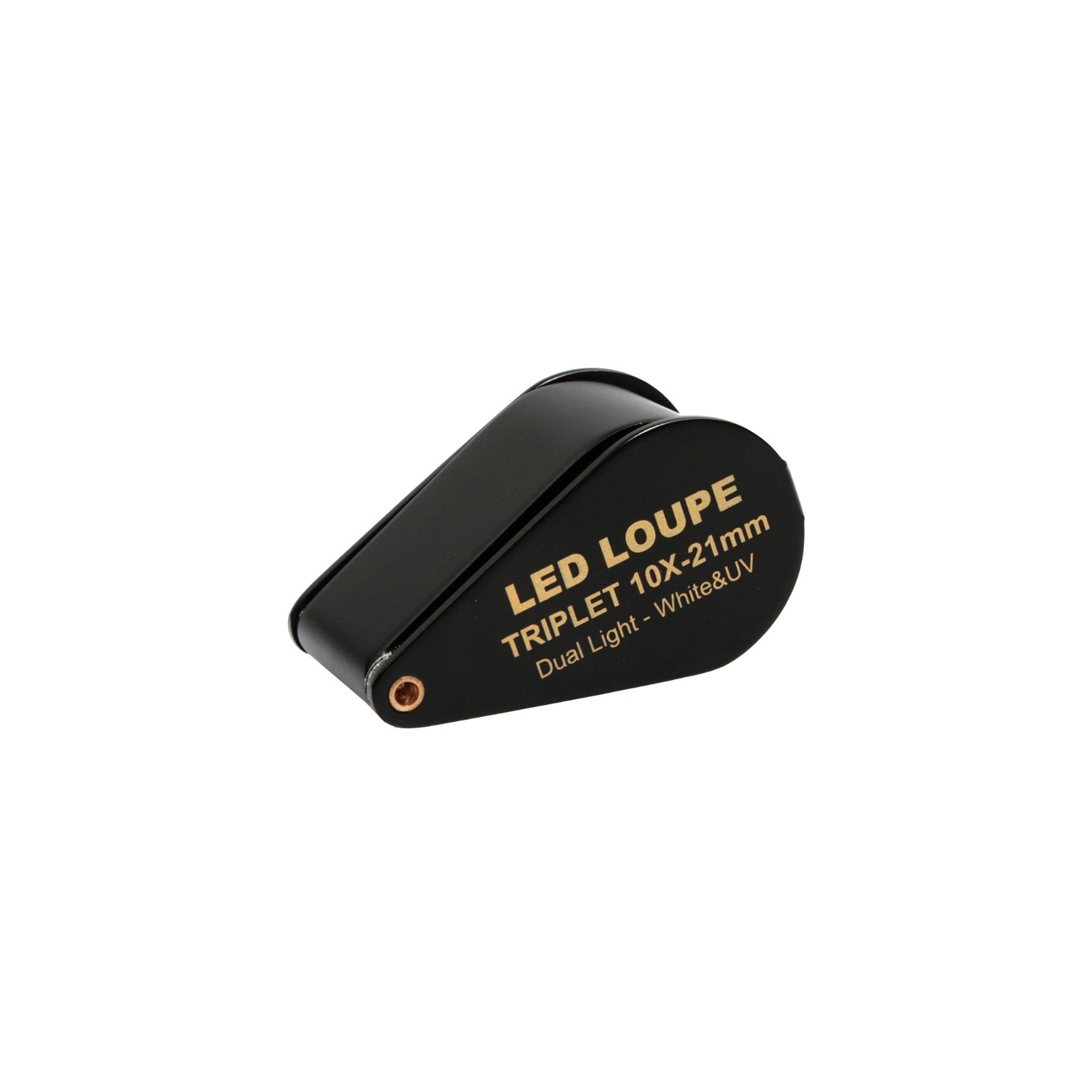GemTrue LED & UV Diamond Loupe 10x 21mm Triplet Jewelry Magnifier DK09107