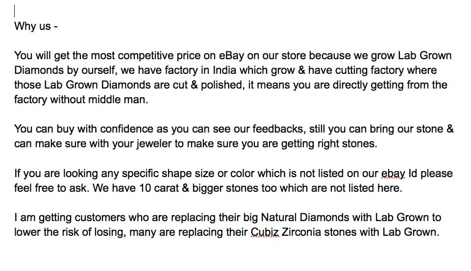 Lab Grown 7.69 Cts Round Cut IGI Certified CVD Diamond E Color VS2 Clarity