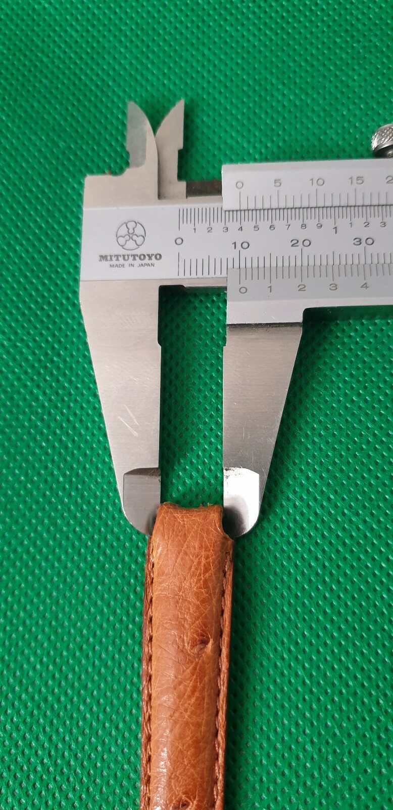 Genuine Longines Ostrich 14mm Watch Strap, Without Buckle.
