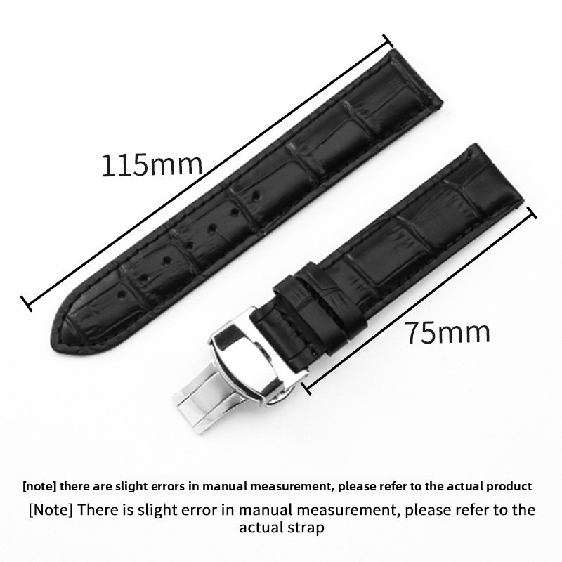 For Tissot 1853 Genuine Leather Watch Band Strap Butterfly Buckle 18 19 20 21 22