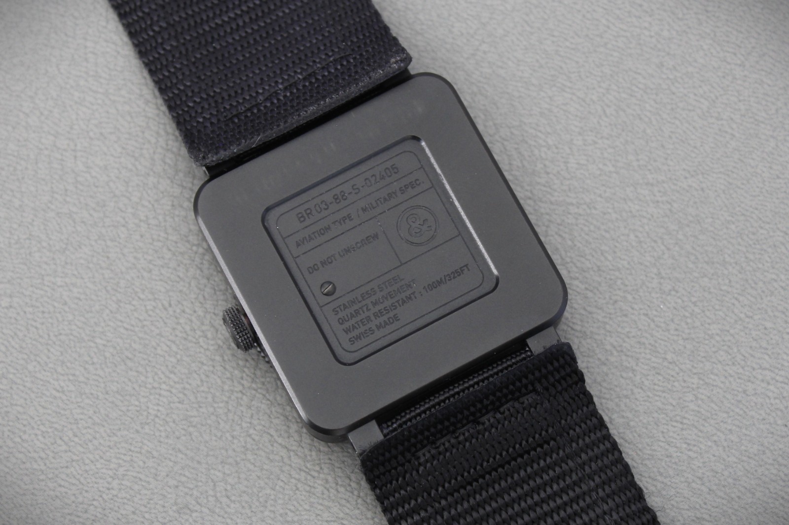 Bell & Ross BR03 Type Aviation Carbon 2012 Box Papers 6-Month Warranty 2x Straps