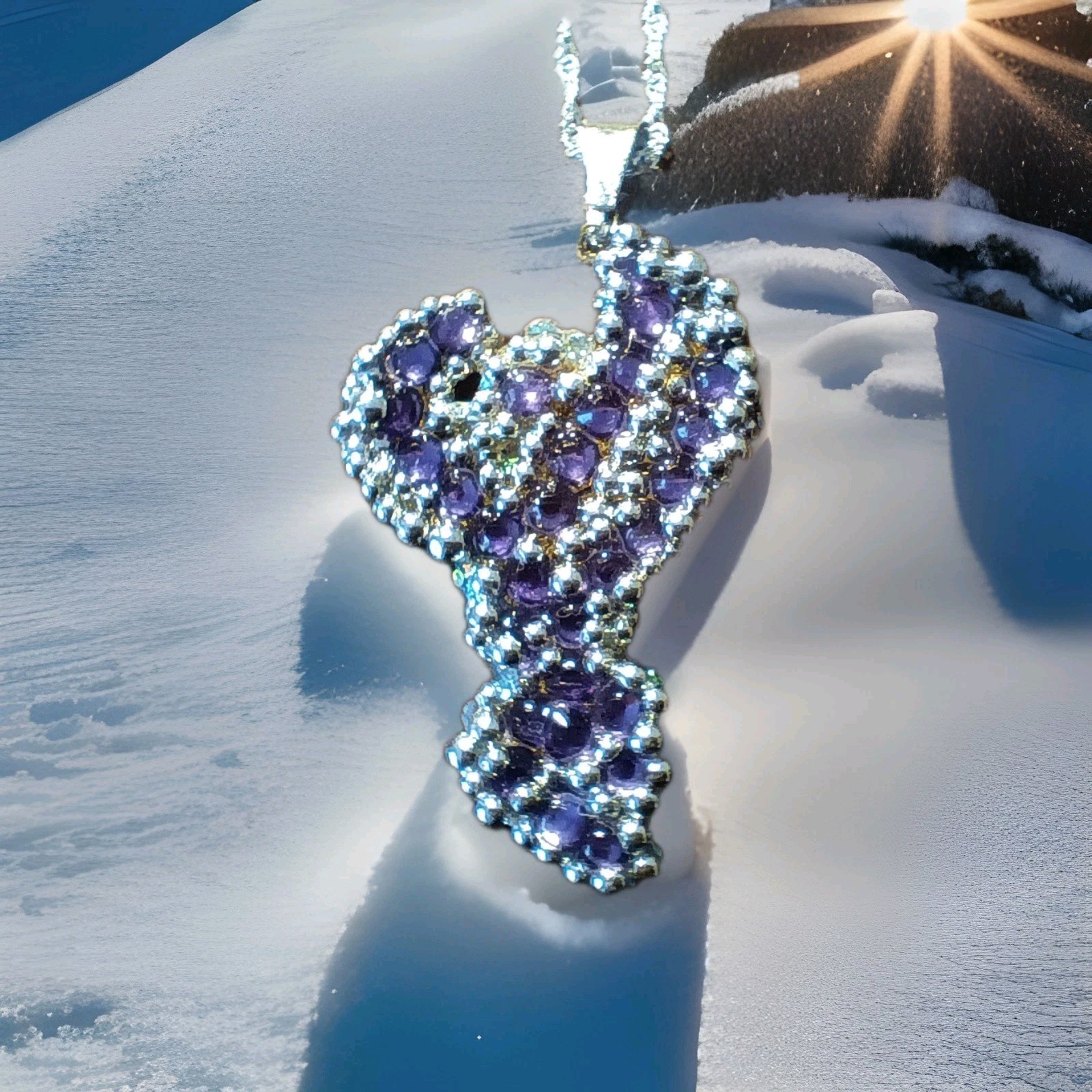 Nebula Galaxy Phoenix Necklace – Crystal Phoenix Jewelry Gift