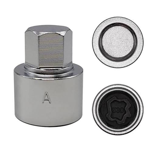 530 Wheel Locking Nut Key Compatible with VW VAG Volkswagen, (Socket Socket 530